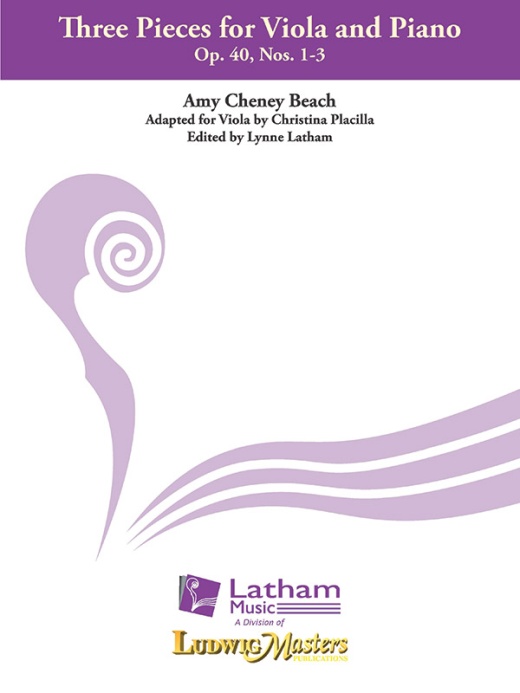 Three Pieces for Viola and Piano, Op. 40