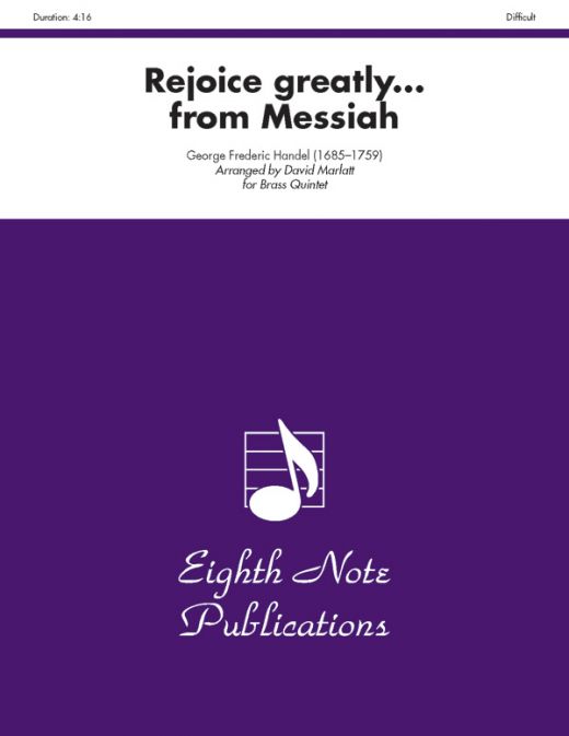 Rejoice Greatly (From Messiah) Trumpet Feature Score & Parts