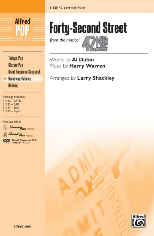 Forty-Second Street From The Musical 42Nd Street Choral Octavo