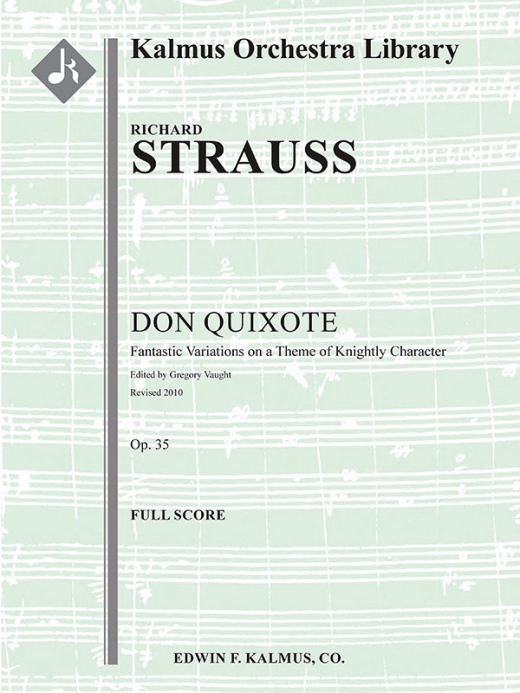 Don Quixote for Cello and Orchestra, Op. 35 Full Score