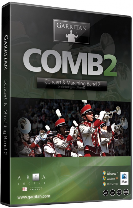 Garritan Concert and Marching Band 2 Virtual Software Instruments DVD