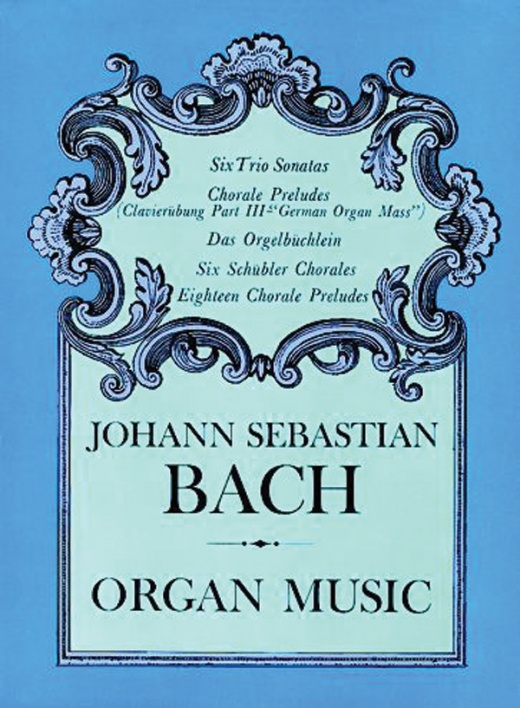 Organ Music Book by Johann Sebastian Bach - 357 Pages of Masterpiece