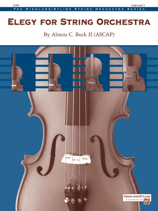 Elegy for String Orchestra Conductor Score & Parts