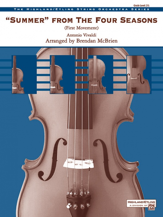 Summer from The Four Seasons First Movement Conductor Score & Parts