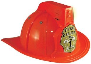 Fire Chief Helmet with Lights and Sounds