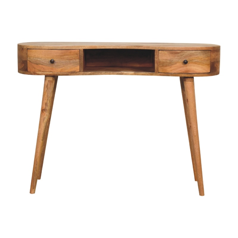 Oak-Ish Wave Writing Desk