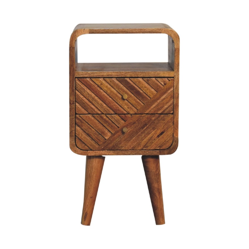 Mini Lille Curved Nightstand