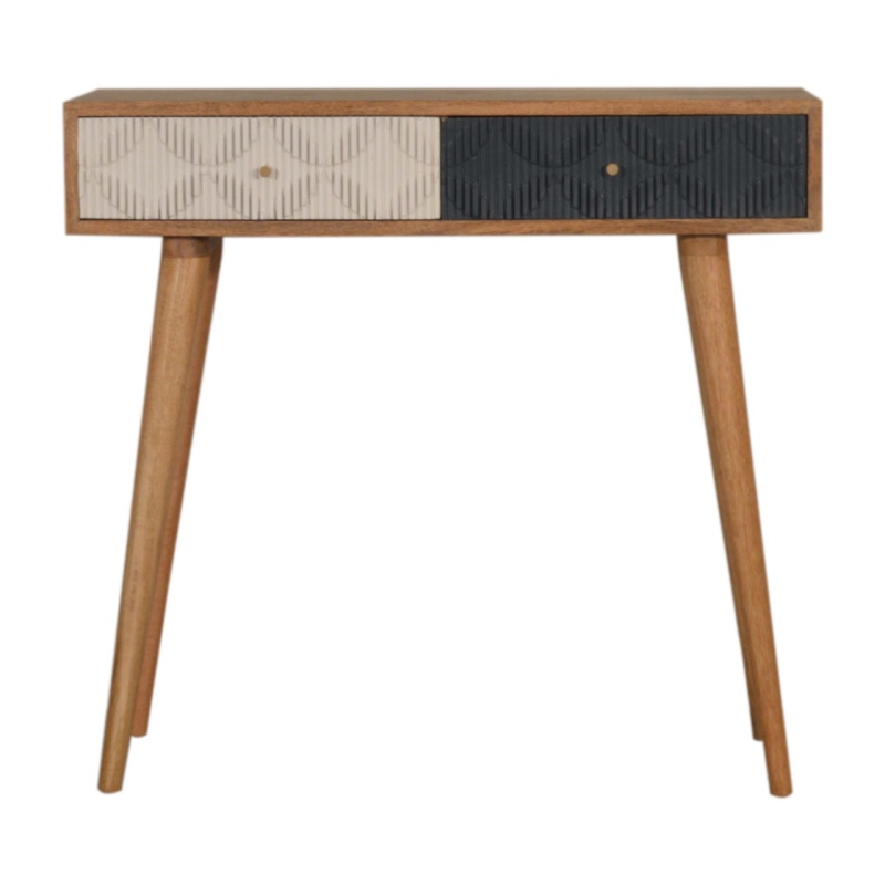 Milan Navy And White Console