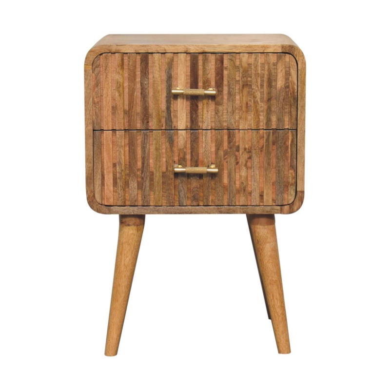 T-Bar Ridged Nightstand