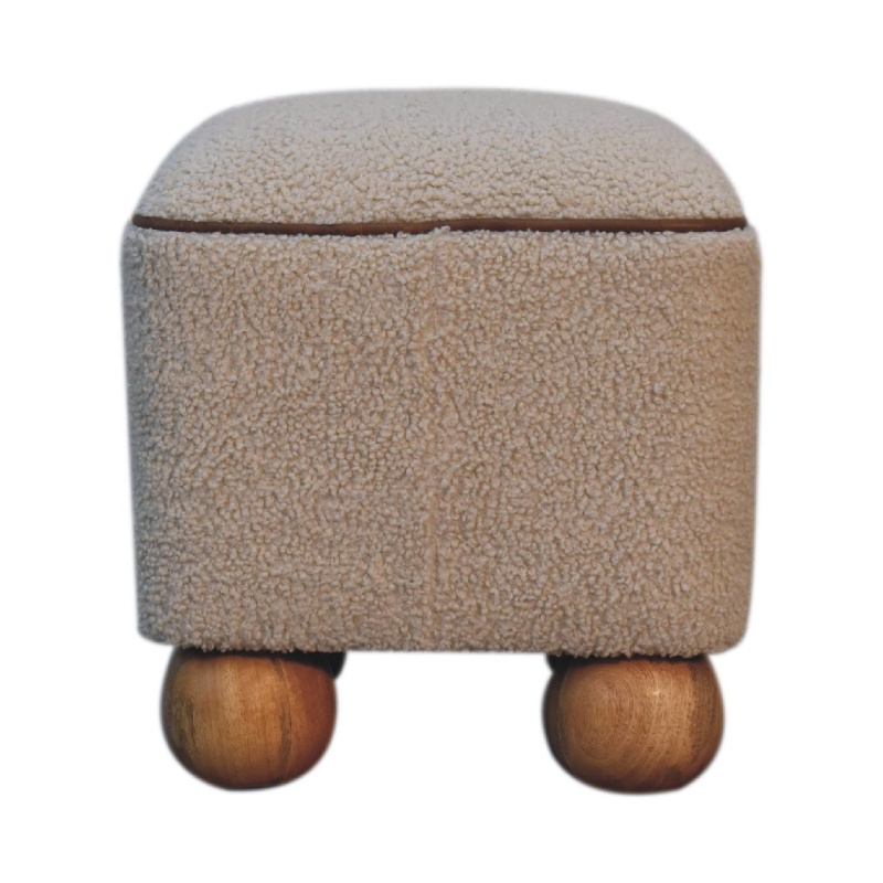 Serenity Footstool With Ball Feet