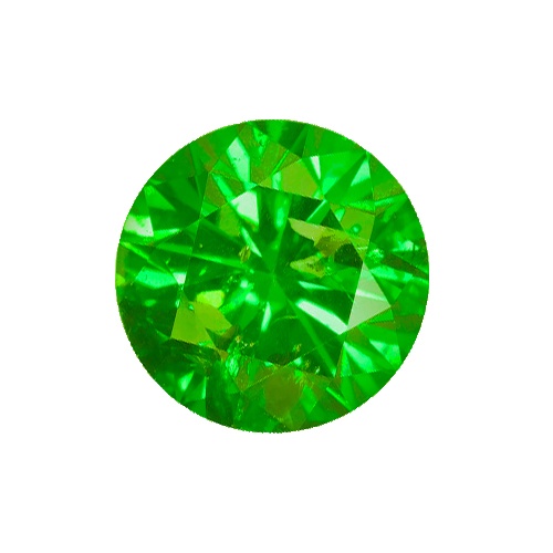 0.55 carat, Fancy Intense Green Blue Diamond, Cushion Shape, SI2 Clarity,  GIA, SKU 401707