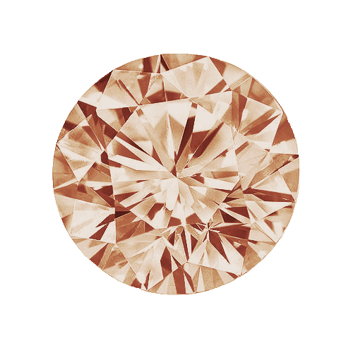 2.55 Carat Champagne Pink Diamond I1 Clarity