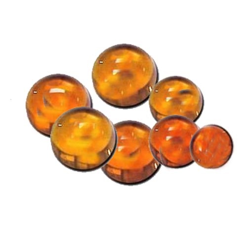 70.66 Ct Round Cabochon Golden Yellow Citrine Lot Size 10 Mm