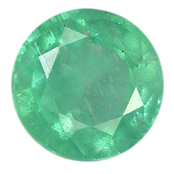 4.5 Mm Round Shape Emerald In A Grade
