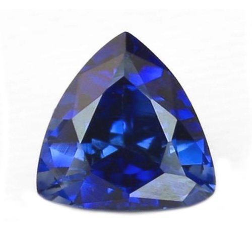 6.75mm A Grade Trillion Blue Sapphire
