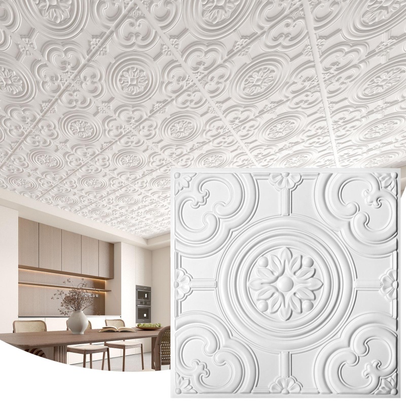 Art3d 12-Pack 24"x24" Drop Ceiling Tiles