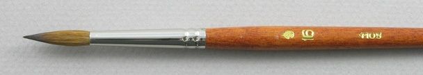 Trinity Brush Kolinsky Sable Long Handle Round Brush # 16 (Made in Russia)