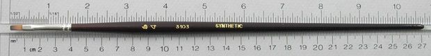 Trinity Brush Synthetic Hair 3103: Flat Size 4 Brush