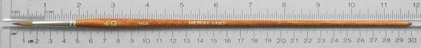 Trinity Brush Kolinsky Sable Long Handle Round Brush # 10 (Made in Russia)