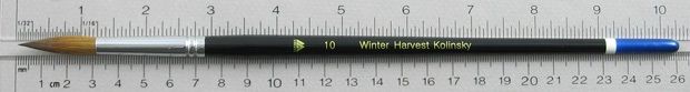 Winter Harvest Kolinsky Sable: Long Hair Round Size 10 Brush