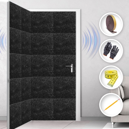 Arrowzoom Door Soundproofing Kit - Reduce Noise Pollution and Improve Your Living Space