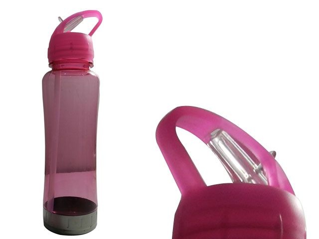 48 Pieces Sport Water Bottle With Flip Top Straw - Drinking Water Bottle