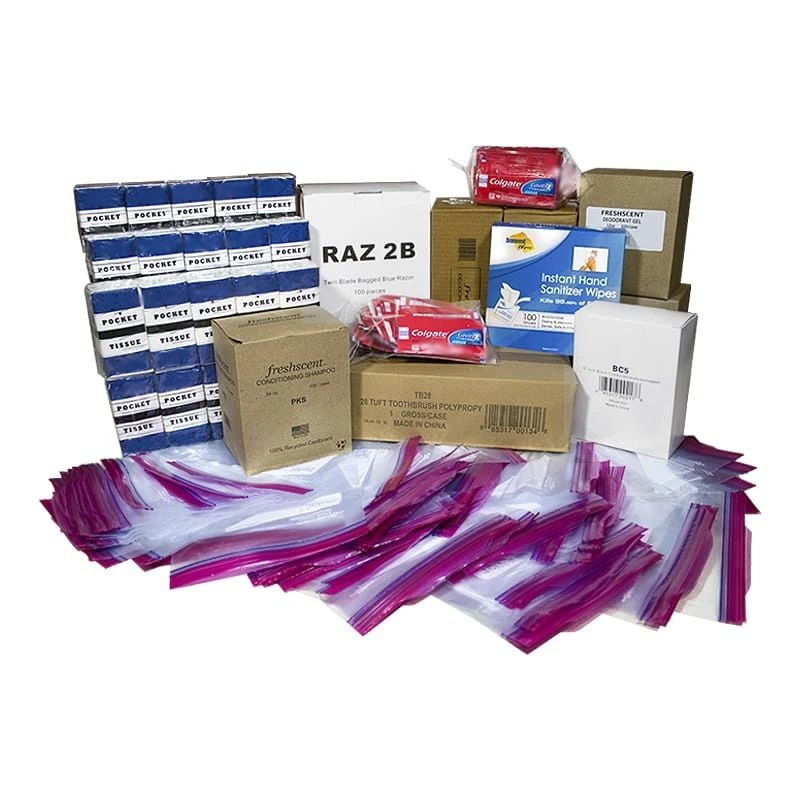 400 Packs Men's Toiletry Kit For Kit Packing Event, 11 Piece Pack - Hygiene Gear