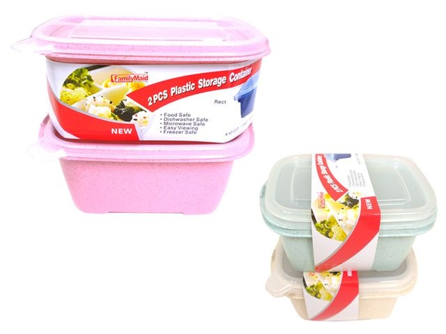 72 Pieces 2-Piece Rectangular Storage Container - Food Storage Containers
