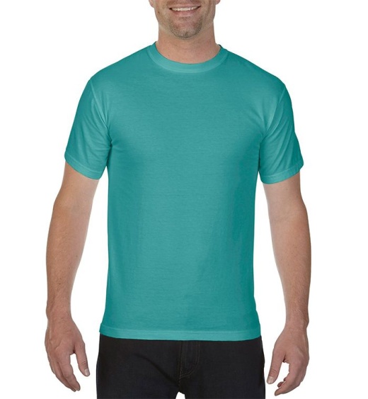 24 Pieces Men's Seaform Blue Short Sleeve T-Shirts, Size 2Xlarge - Mens T-Shirts