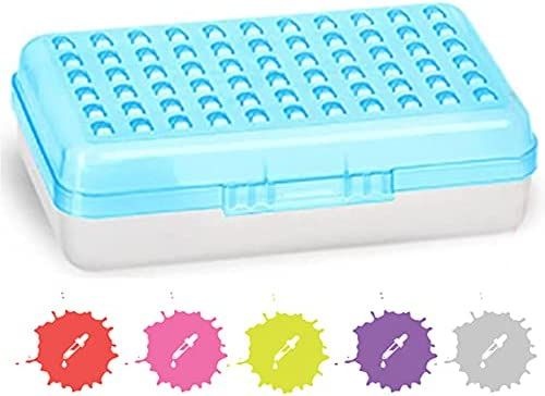 24 Pieces Assorted Color Dots Pencil Case, Blue - Pencil Boxes & Pouches
