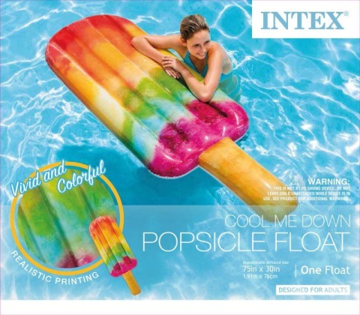 6 Pieces Popsicle Float 75In L X 30In W - Summer Toys
