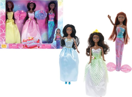 24 Pieces Princess Doll Play Set - Toy Sets for Kids