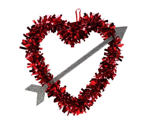 36 Pieces I Deco Wreath Love W/Arrow 12" X 8.5 Craft Kits