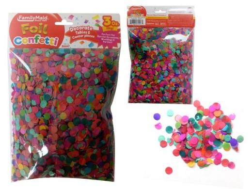 72 Pieces Round Confetti - Streamers & Confetti for Unforgettable Celebrations