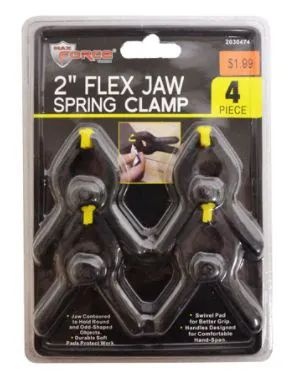 48 Pieces Mini Nylon Spring Clamps 2 Inch - Clamps
