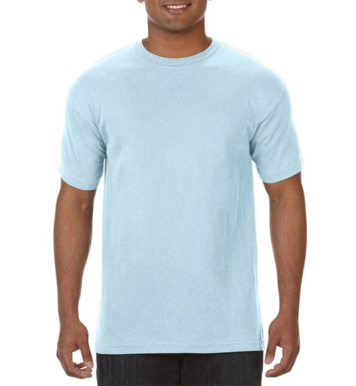 24 Pieces Men's Chambray Short Sleeve T-Shirts, Size 3Xlarge - Mens T-Shirts