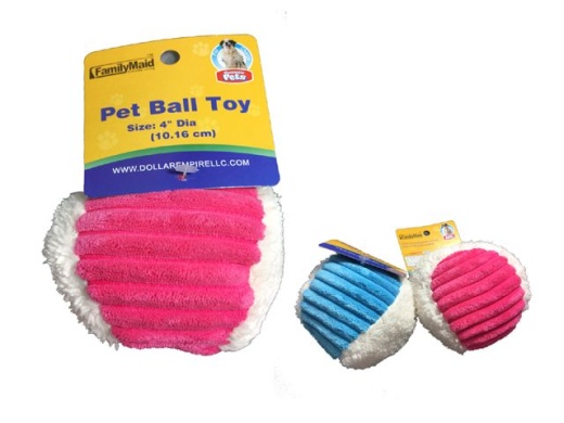 72 Pieces Pet Ball Plush - Pet Toys