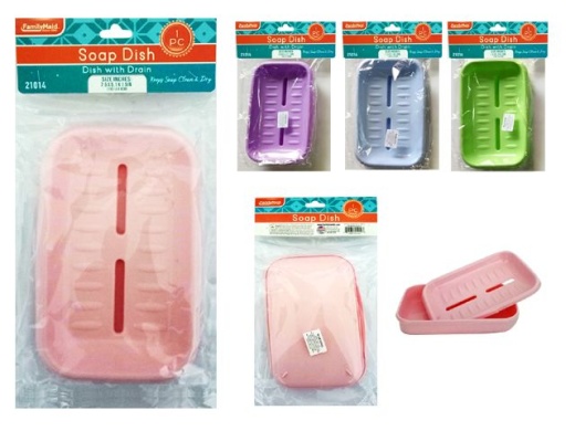 96 Pieces 1 Piece Jumbo Soap Dish - Soap Dishes & Dispensers