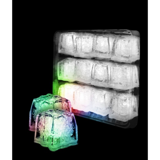 24 Pieces Led Litecubes Brand Ice Cubes - Multicolor LED Party Supplies