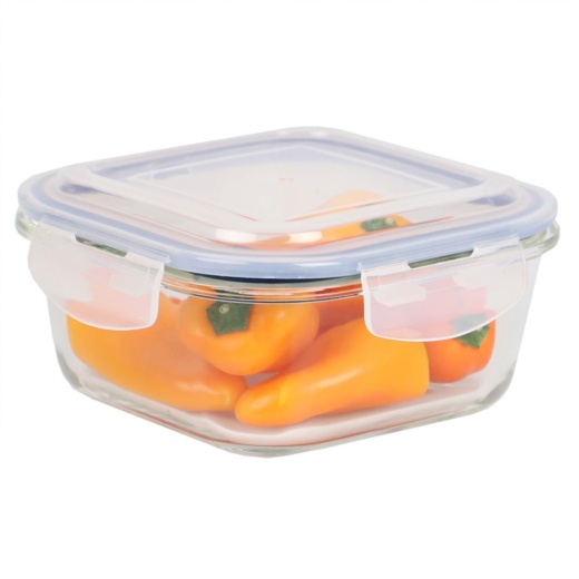 Michael Graves Design 27 Oz Glass Square Food Storage Containers