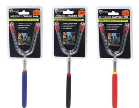 24 Pieces Extendable Camping Fork - Hardware Gear for Outdoor Enthusiasts