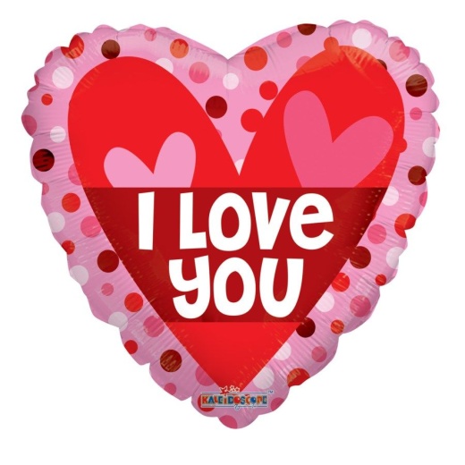 100 Pieces I Love You Valentines Balloon Heart Shape - Valentine Decorations