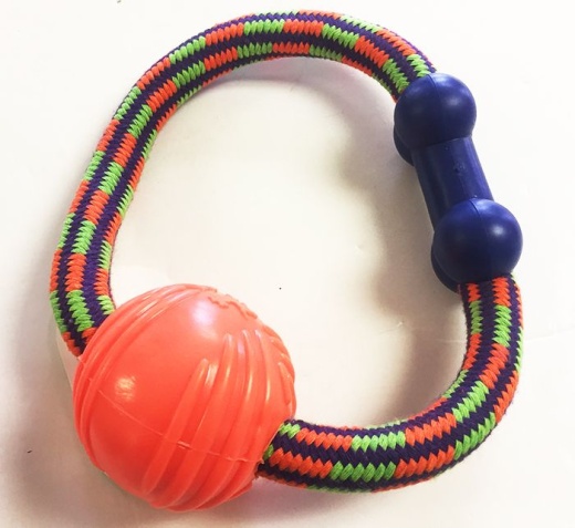 48 Pieces Rubber Dog Play Ball Assorted Colors - Pet Toys
