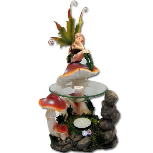 12 Pieces Mushroom Fairy Tea Light Burner - Candles & Accessories