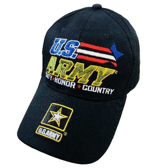 6 Pieces Licensed Us Army Hat Duty Honor Country - Baseball Caps & Snap Backs