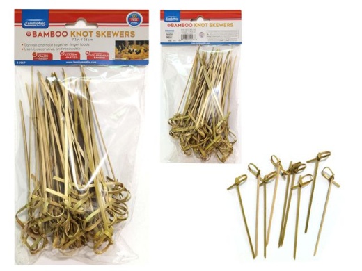 96 Pieces Knotted Skewers - Best BBQ Supplies