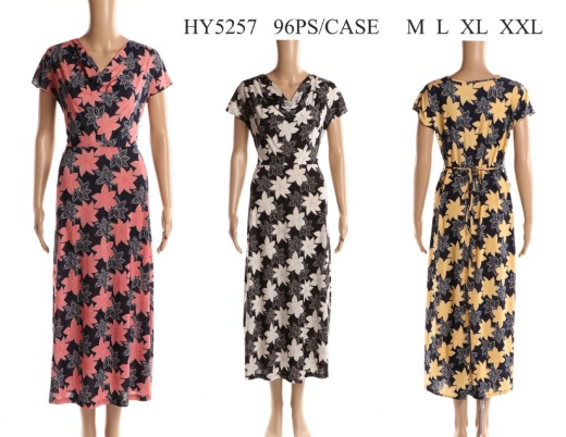 48 Pieces Womens Long Floral Summer Sun Dress - Womens Sundresses & Fashion