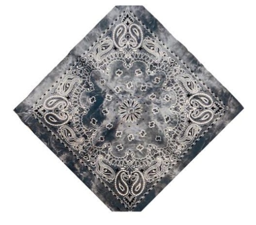 120 Pieces Gray Tye Dye Bandana - Bandanas