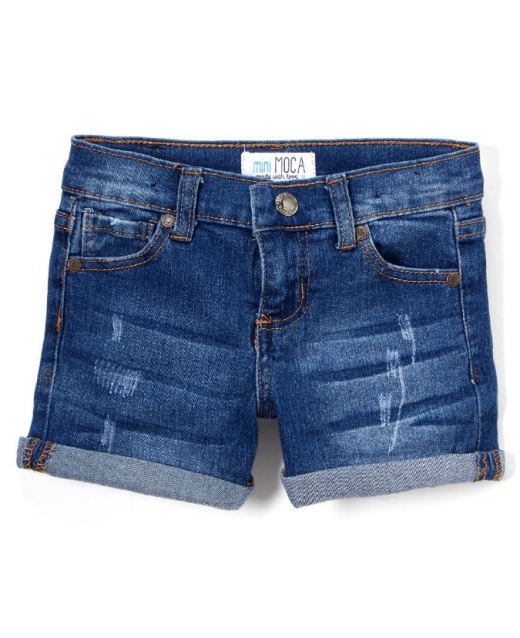 12 Pieces Girls' Denim Shorts Size 7-14 - Girls Jeans
