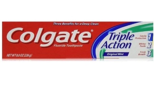 6 Pieces Colgate Toothpaste 8 Oz Triple Action - Toothbrushes and Toothpaste